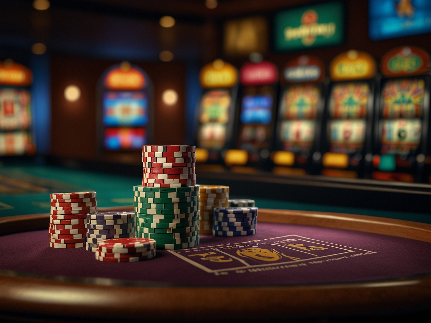 Selección de slots y juegos en vivo